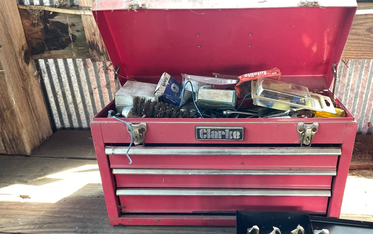 Clarke 3-Drawer Toolbox and Contents