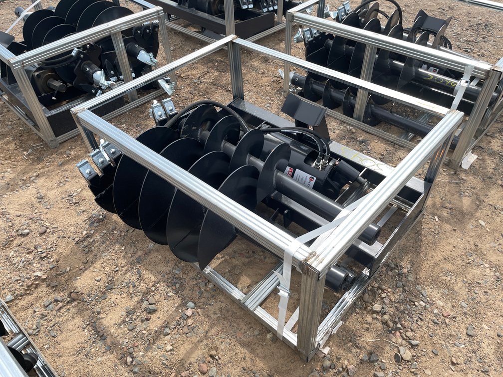 Unused 2026 Skid Steer Hydraulic Auger Bit and Drive