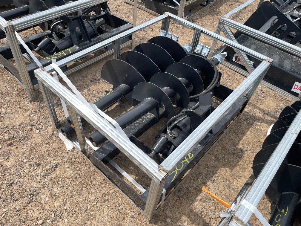 Unused 2026 Skid Steer Hydraulic Auger Bit and Drive