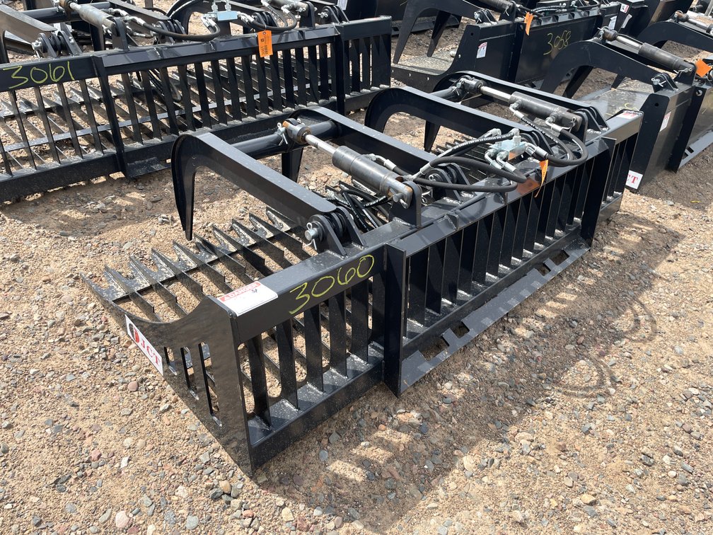 Unused 2026 Skid Steer Rock Grapple Bucket