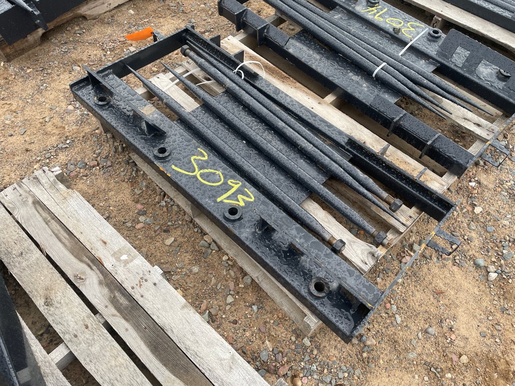 Unused 2026 JCT Skid Steer Quadruple Tine Bale Spear