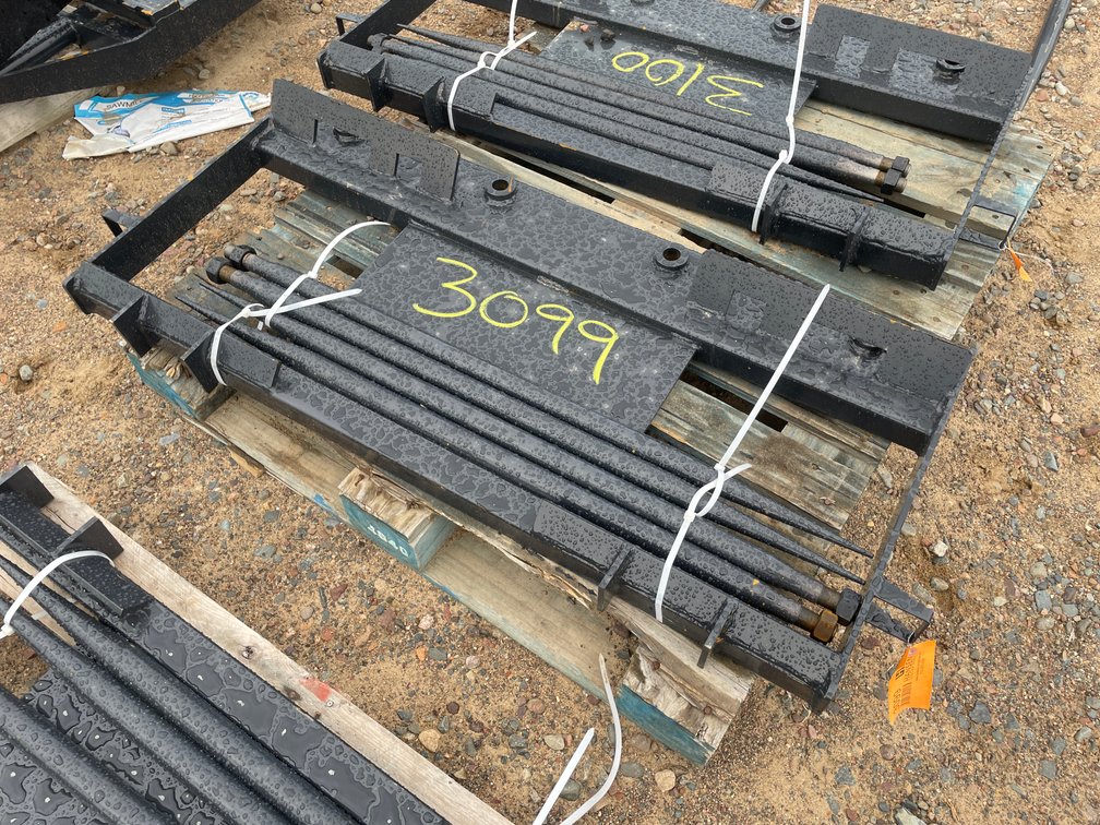 Unused 2026 JCT Skid Steer Quadruple Tine Bale Spear