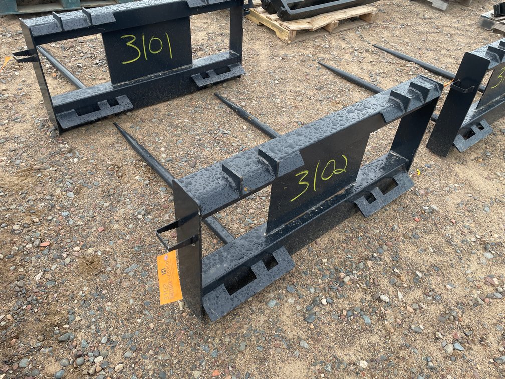 Unused 2026 JCT Skid Steer Bale Spear