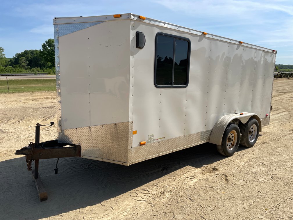 2012 Middlebury 16' Enclosed Trailer (Has WI Title)