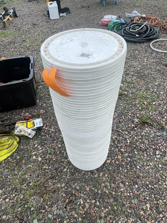 Stack of 5-Gallon Pail Lids