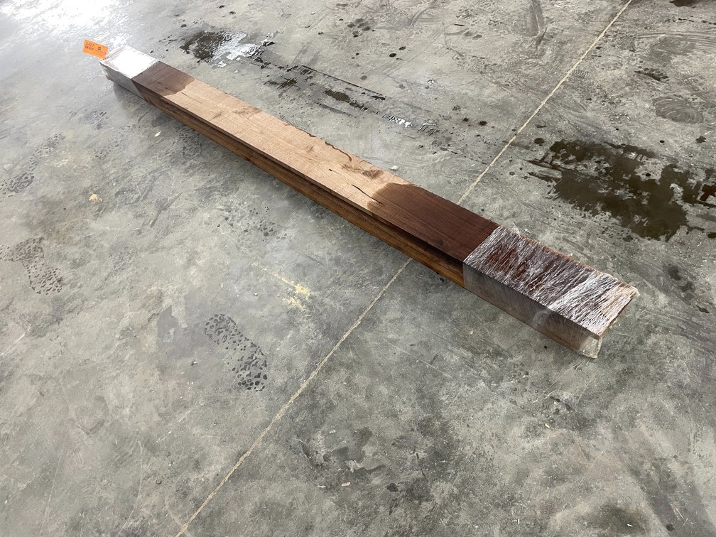 Bundle of (5) Inch Thick Rough Cut Black Walnut Boards