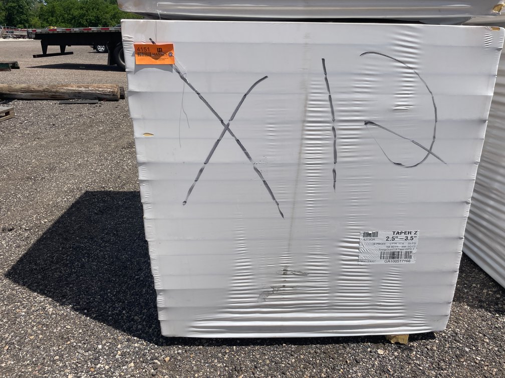(16 Sheets) Taper Z 2.50"- 3.50" Thick GAF Energy Guard PolyISO