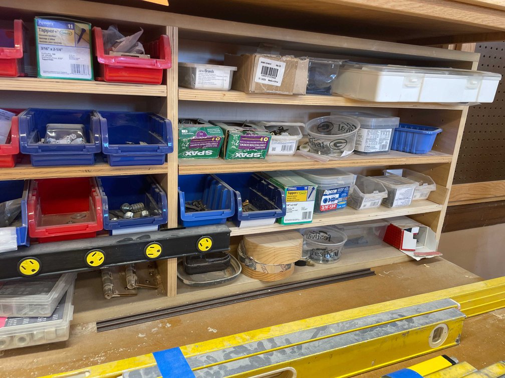 Hardware Shelf and Contents