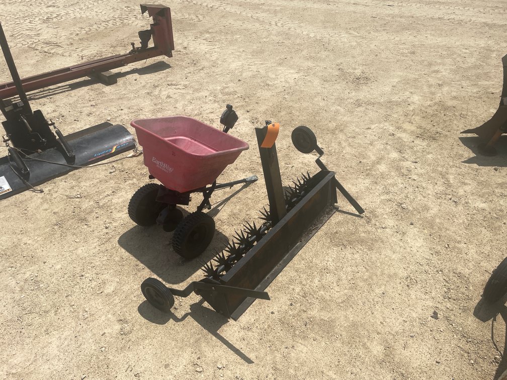 (2) Pull Behind Lawn Tractor Implements