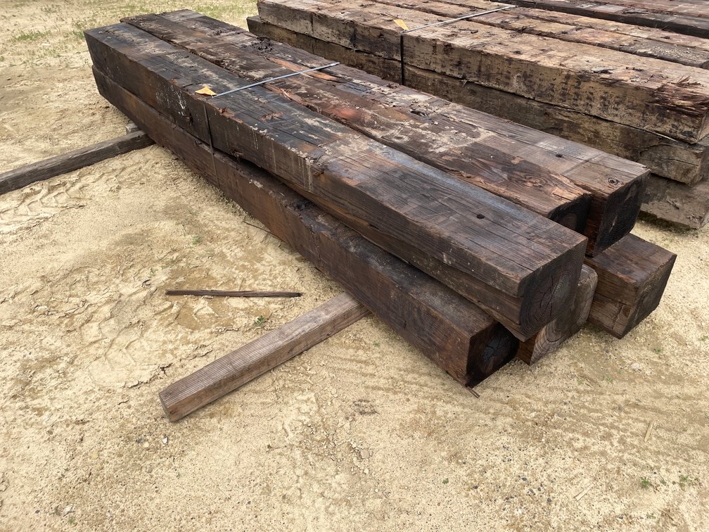 Bundle of (6) Railroad Ties