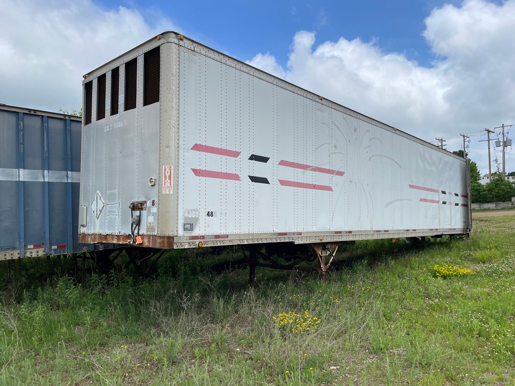 1995 Wabash 53" Semi Van Trailer Body (No Title)