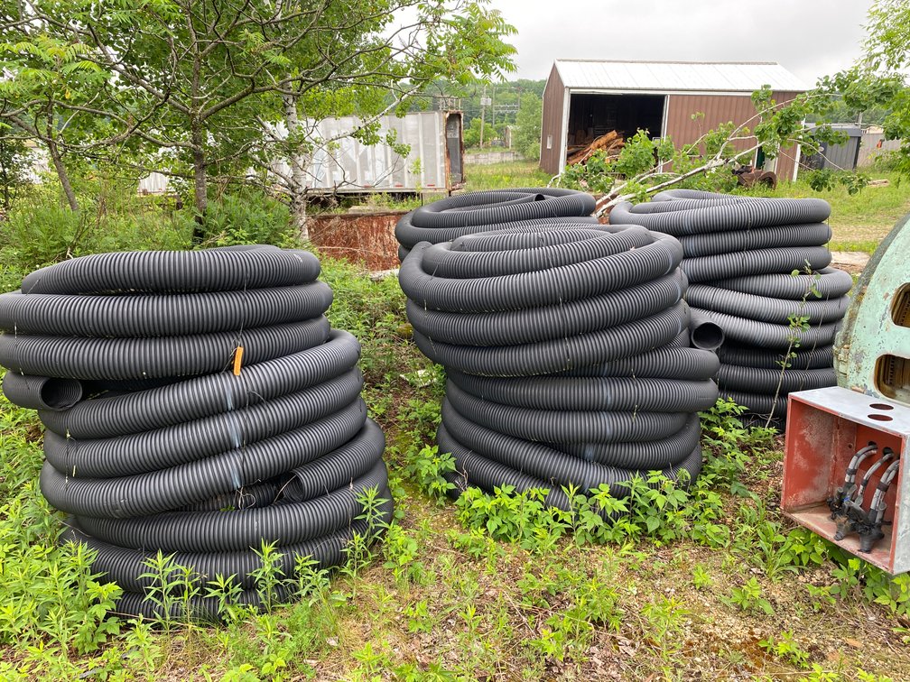 (12) Spools of 6" Drain Tile