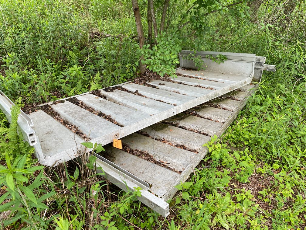(2) Aluminum Deck Extensions