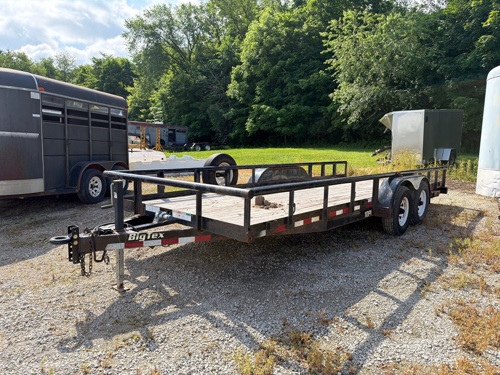 2017 BigTex 20' Tandem Axle Utility Trailer (Has WI Title)(Helenville, WI)
