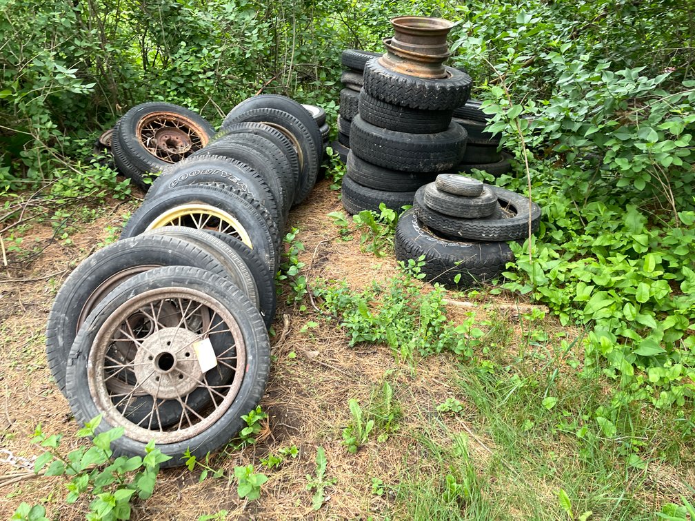 Large Lot of Used Tires and Rims