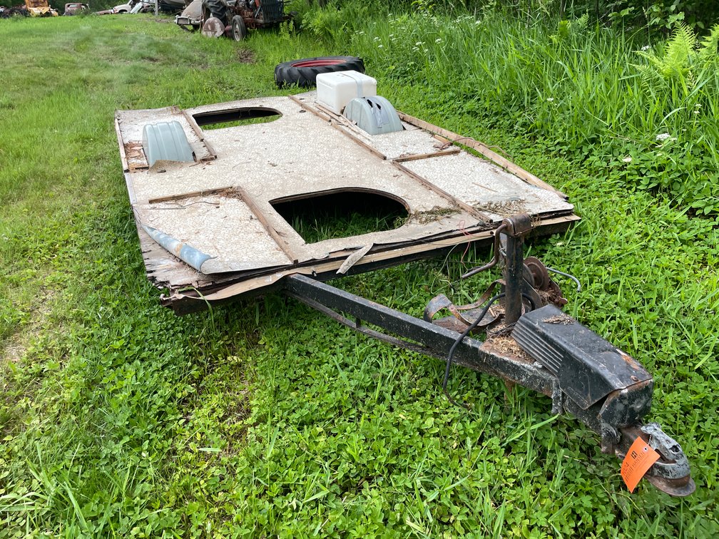 Steel Framed Snowmobile Trailer