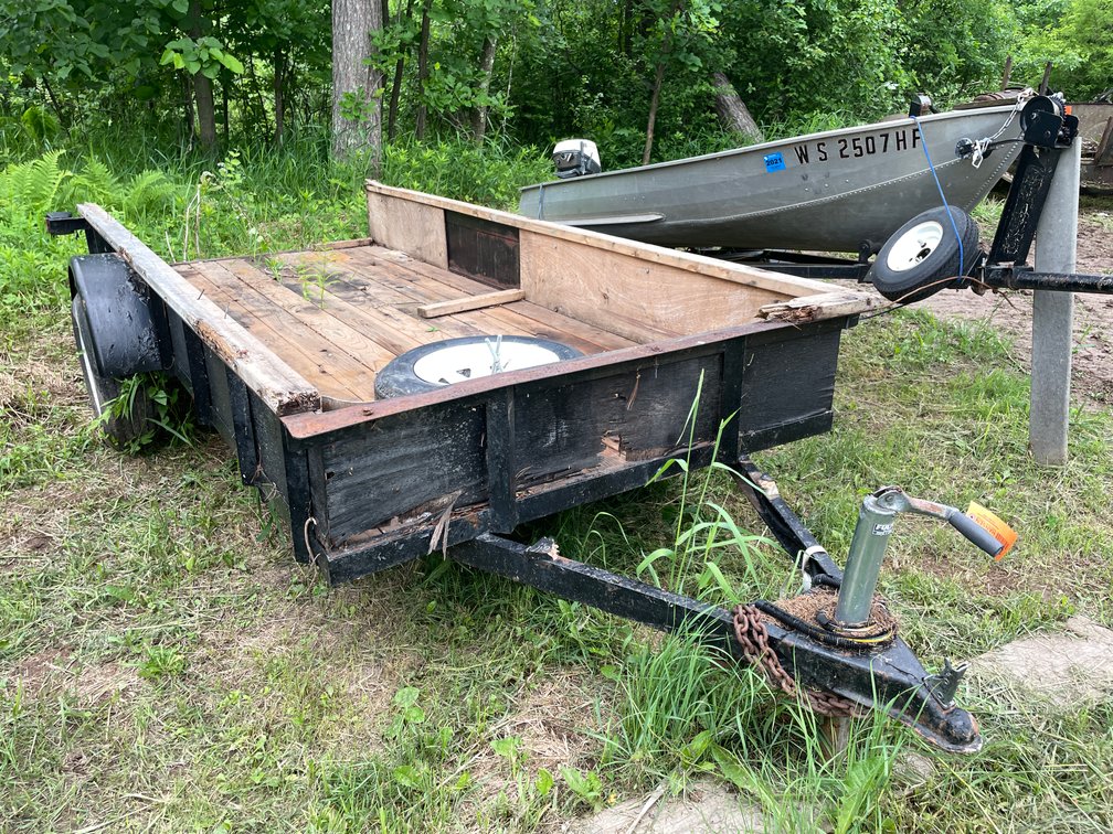 Steel Framed Utility Trailer (No Title)
