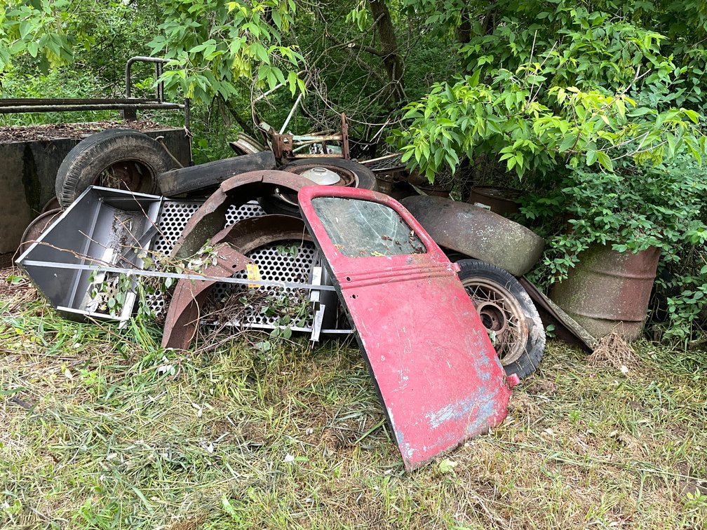 Scrap Steel Pile