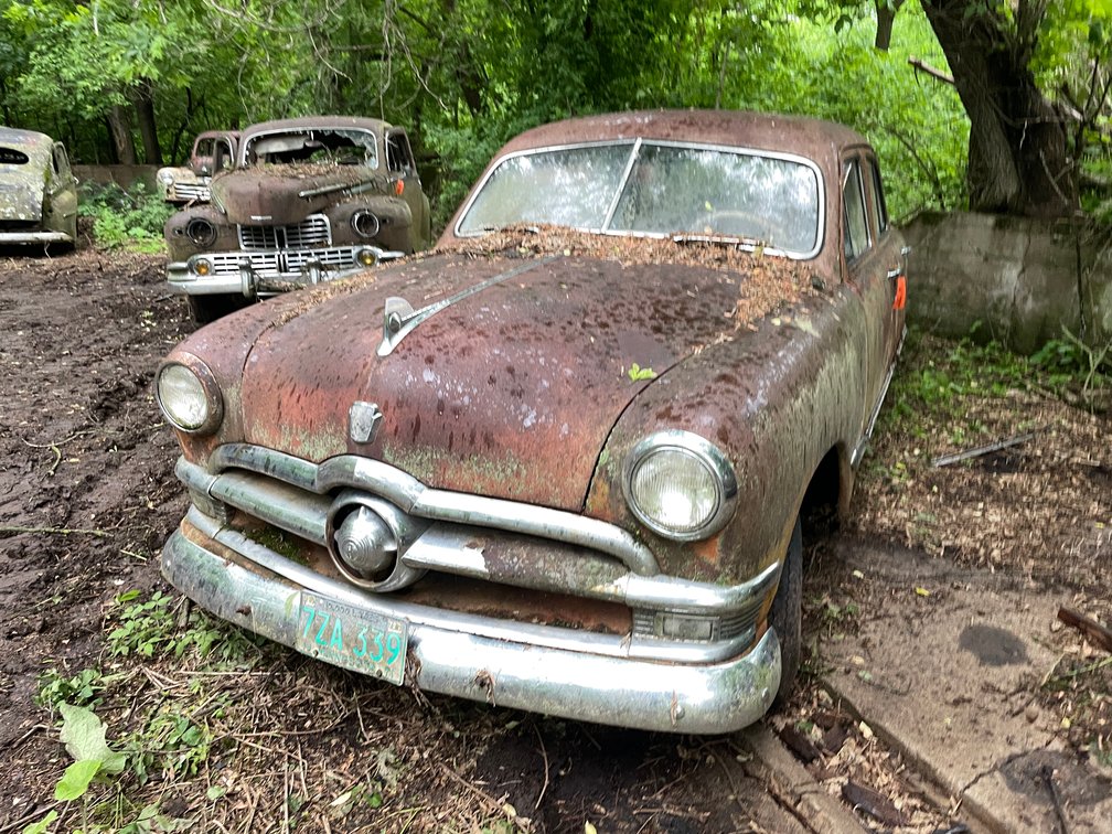 1950's Era Ford Custom 4-Door Sedan (No Title, For Parts)