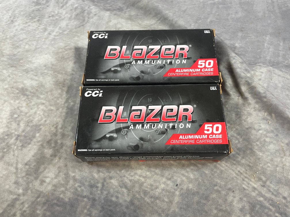 (2) Boxes CCI Blazer 9mm Luger Ammo (Neenah, WI)