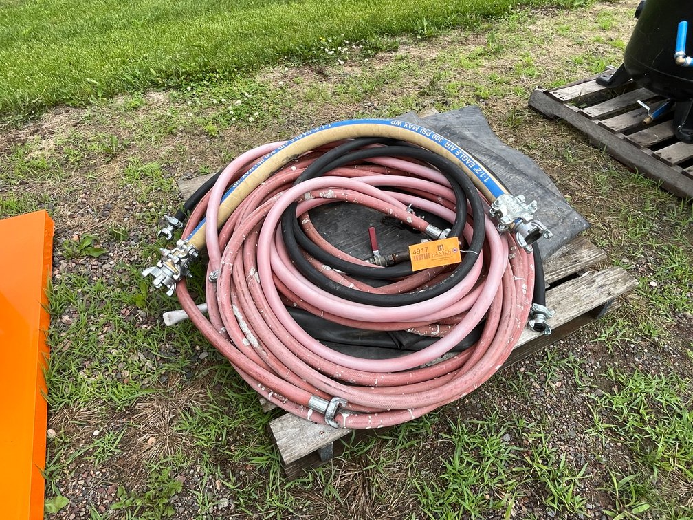 Assorted Compressor Hoses with Couplers