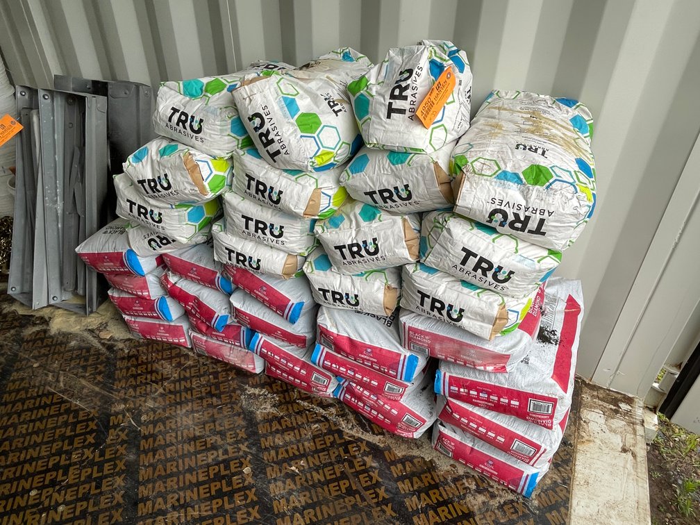 (35) Bags of Sandblast Abbrasives