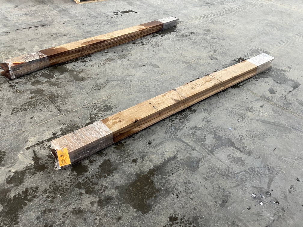 Bundle of (5) Inch Thick Rough Cut Black Walnut Boards
