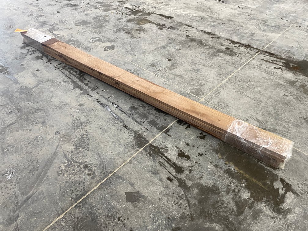 Bundle of (5) Inch Thick Rough Cut Black Walnut Boards