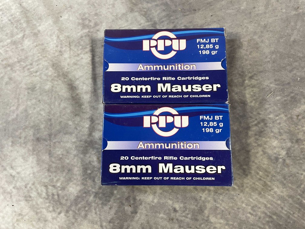 8mm Mauser Rifle Ammo (Neenah, WI)