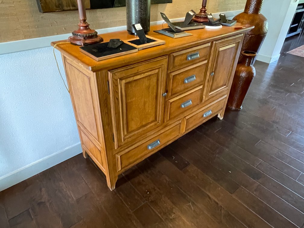 Solid Oak Cabinet