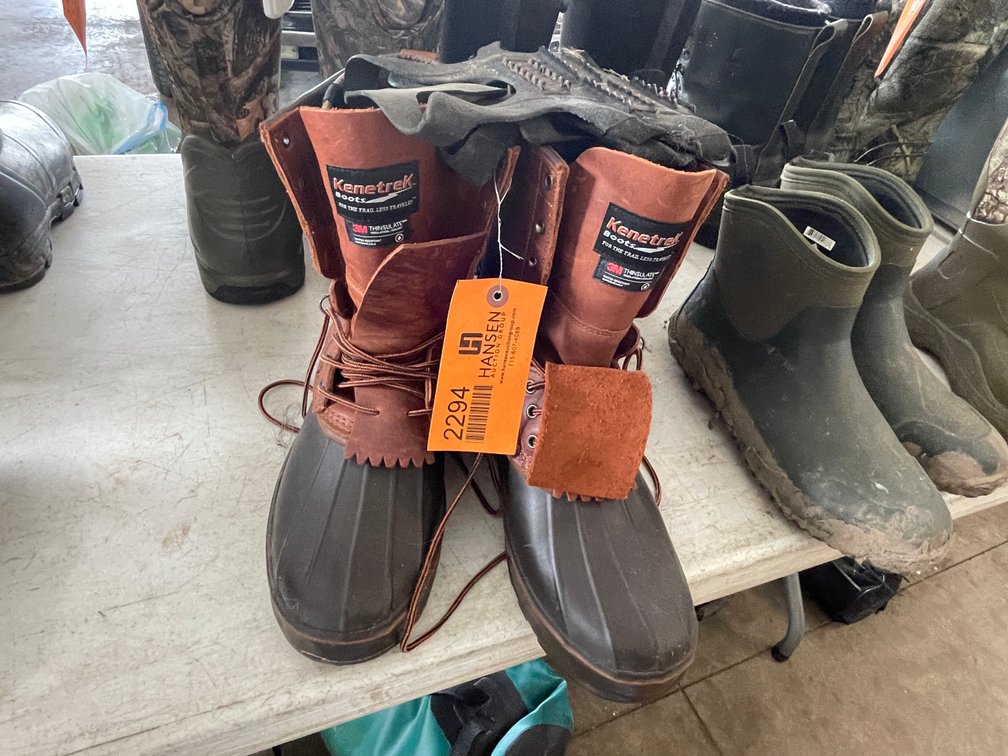 (2) Pairs of Men's Boots