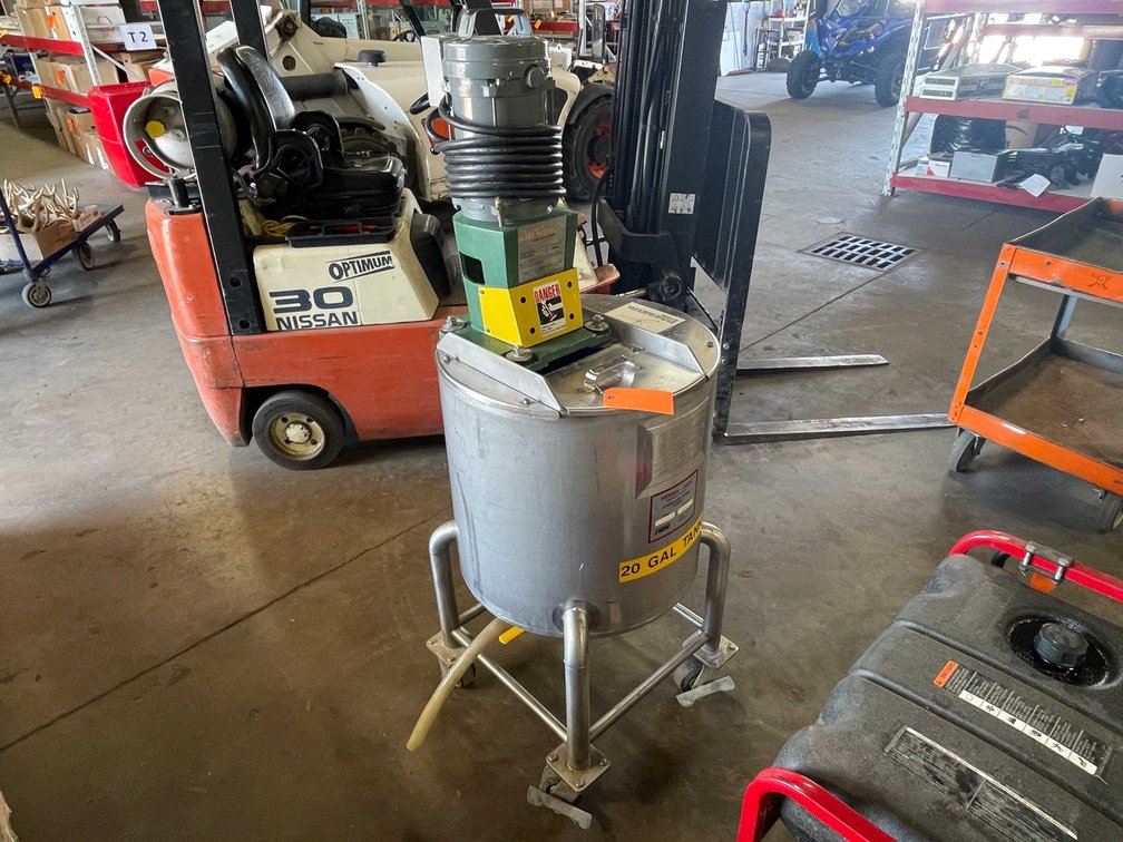 20 Gallon Steam Jacked Mixing Tank (B)