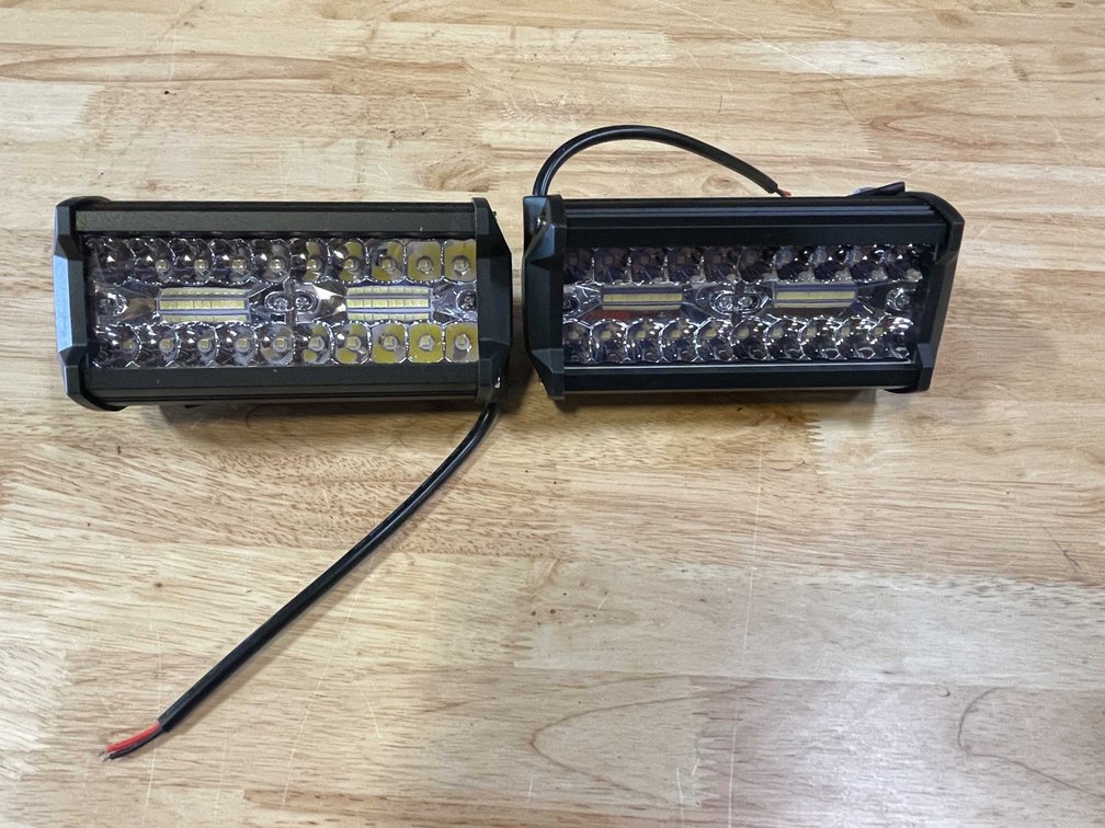 (2) LED 6.5" Long Worklights, 12/24vdc (PR13)