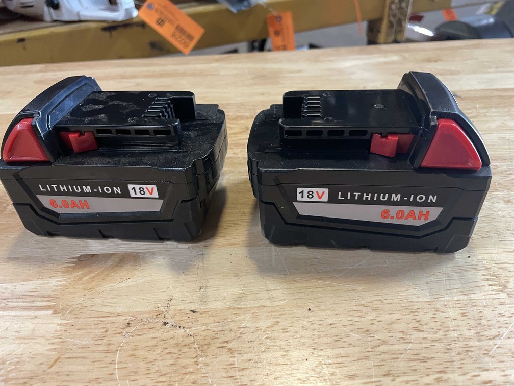 (2) 18 Volt Milwaukee Compatible Batteries (PR13)