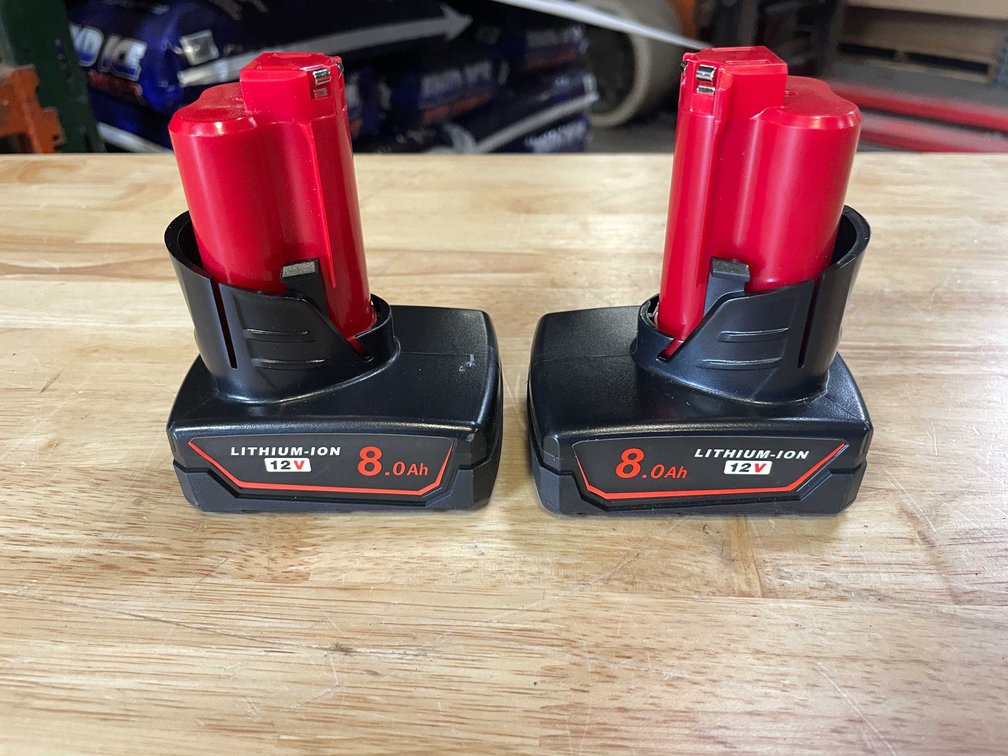 (2) 12 Volt Milwaukee Compatible Batteries (PR13)