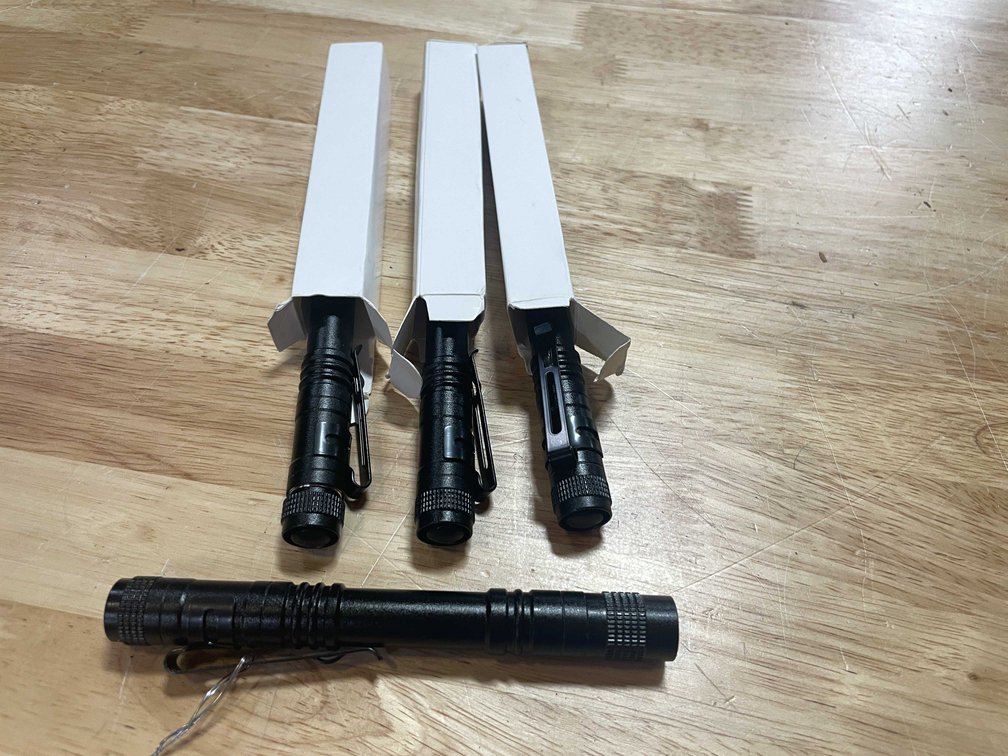 (4) LED Mechanic's Flashlights (PR12)