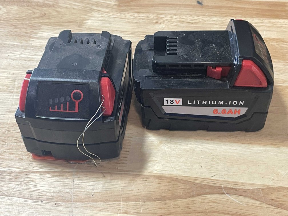 (2) 18 Volt Milwaukee Compatible Batteries (PR12)