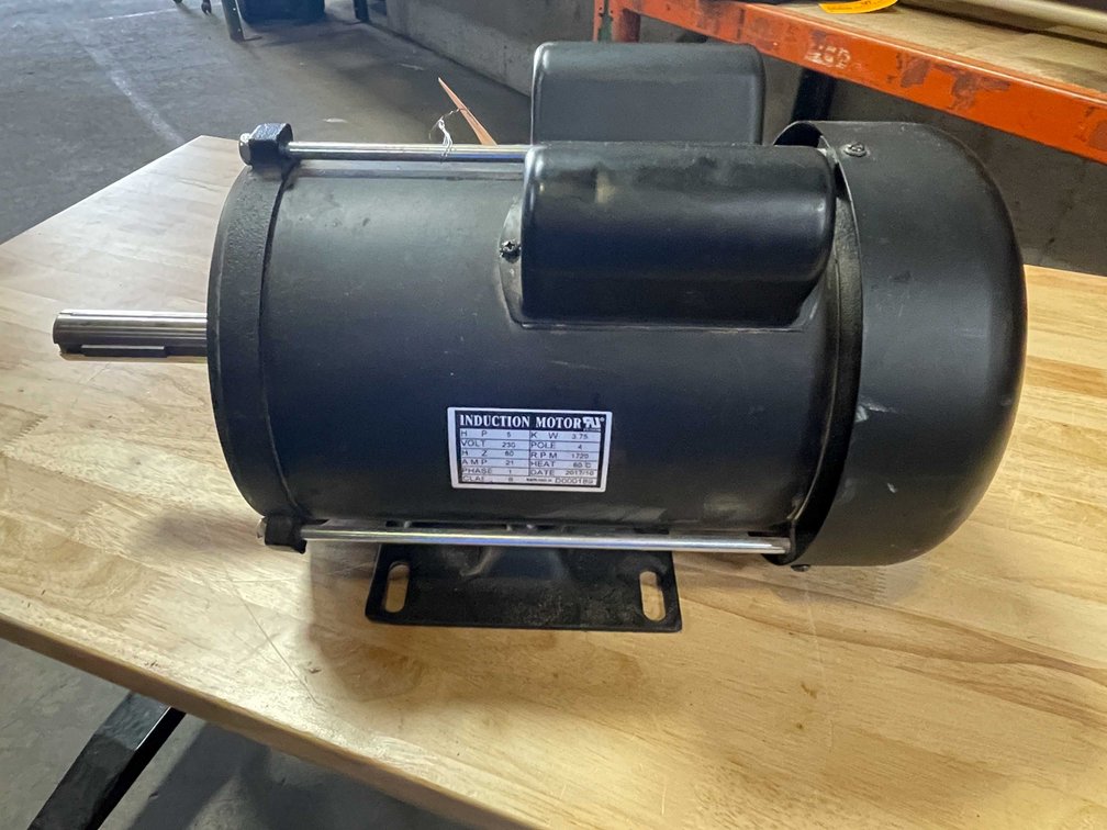 5hp Motor, 230 VAC, Single Phase (PR12)