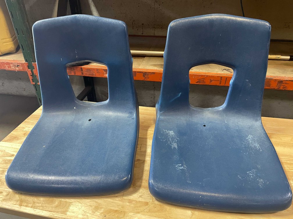 (2) Plastic Seats (PR13)