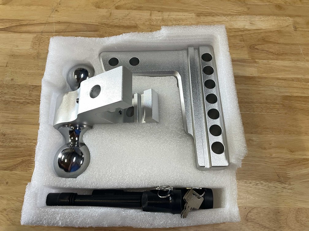 Reciever Hitch, Adjustable 2" and 2-5/16" balls (PR13)