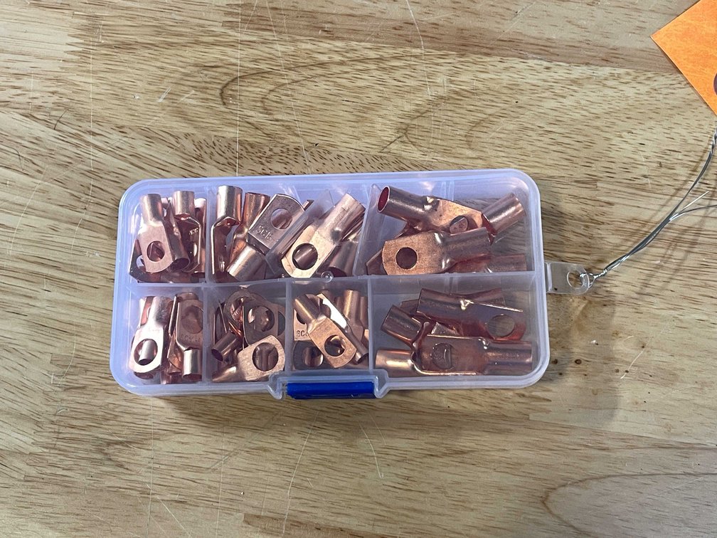 60pc Copper Electrical Wire Lug Connector Kit (PR13)