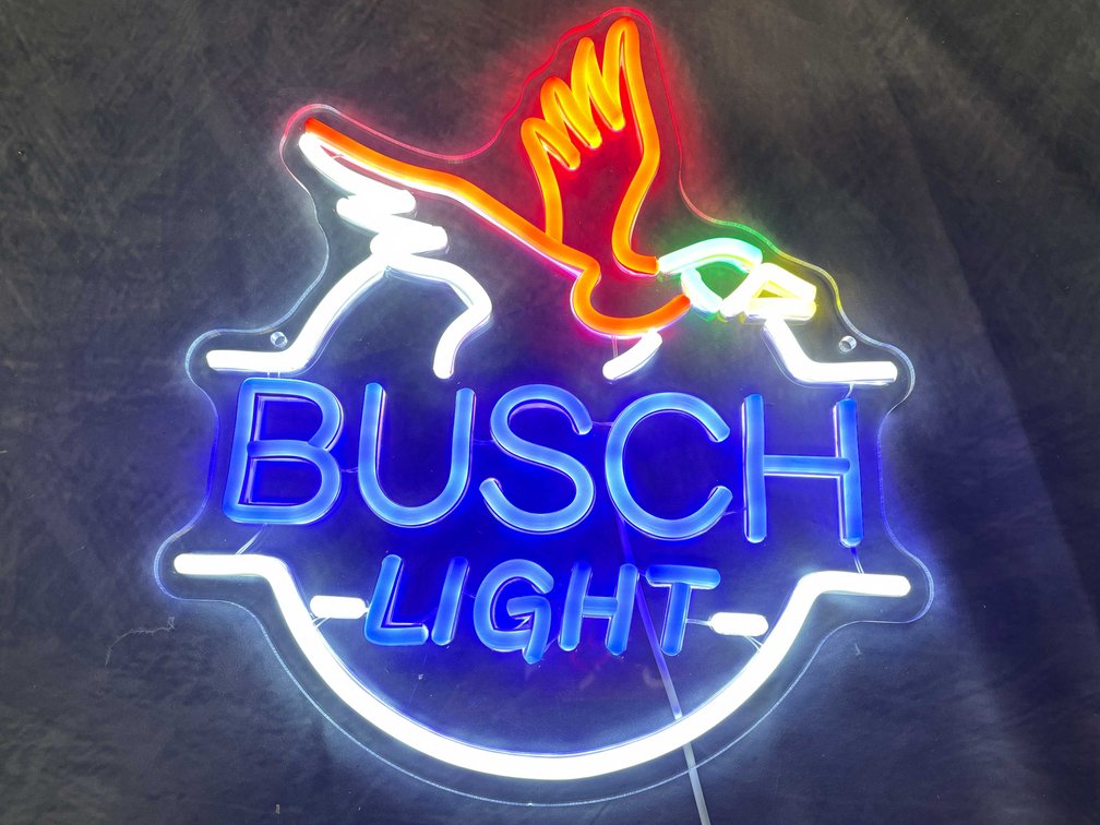 Busch Light Mallard Duck LED Neon Sign (T6)