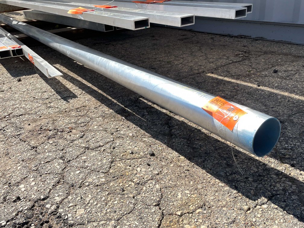 (1) Extruded Aluminum Pipe (CONTGREYRACK)