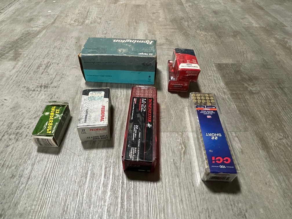 (7) Boxes of .22 Rifle Shells