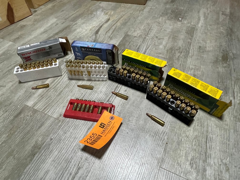 (4) Boxes of 22-250 REM