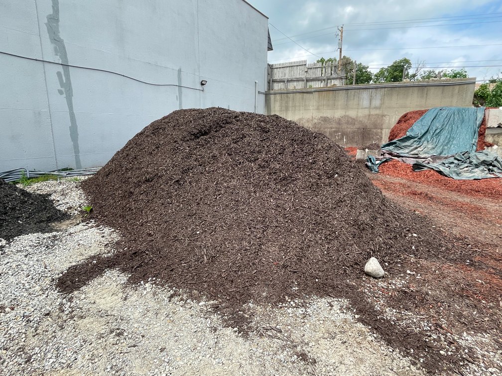 Pile of Brown Mulch