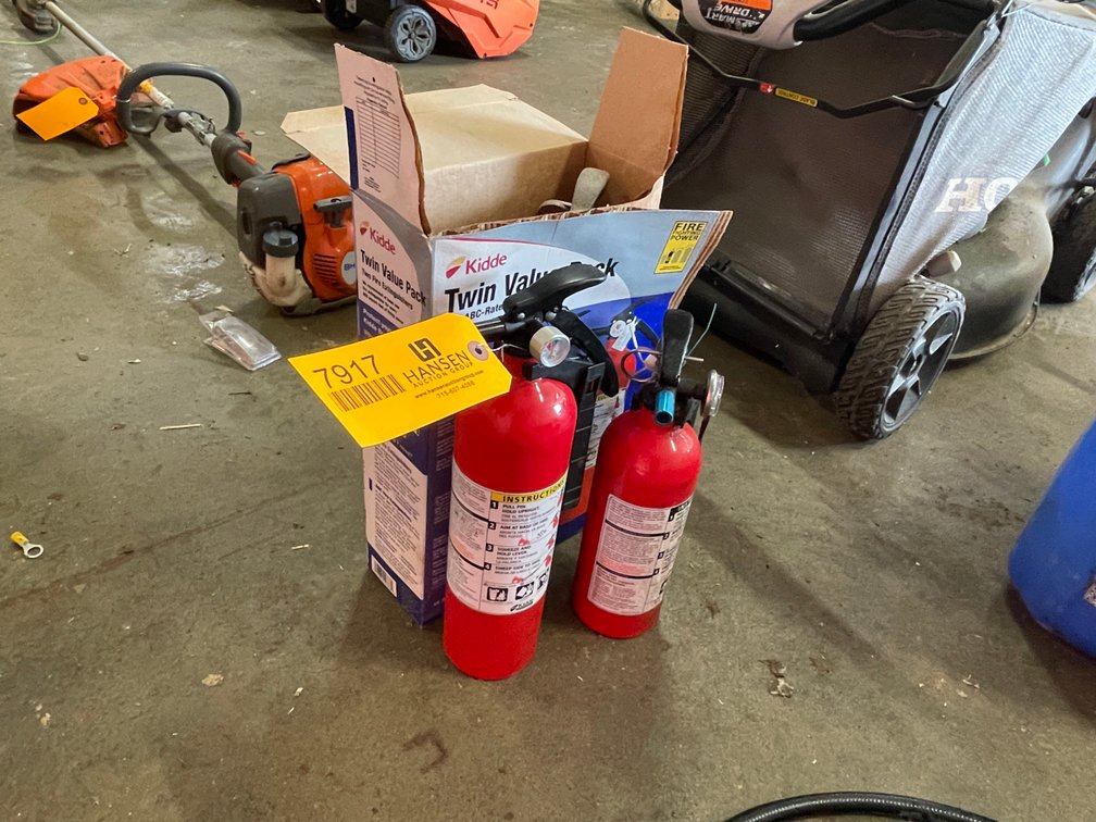 (2) Kiddie ABC Rated Fire Extinguishers