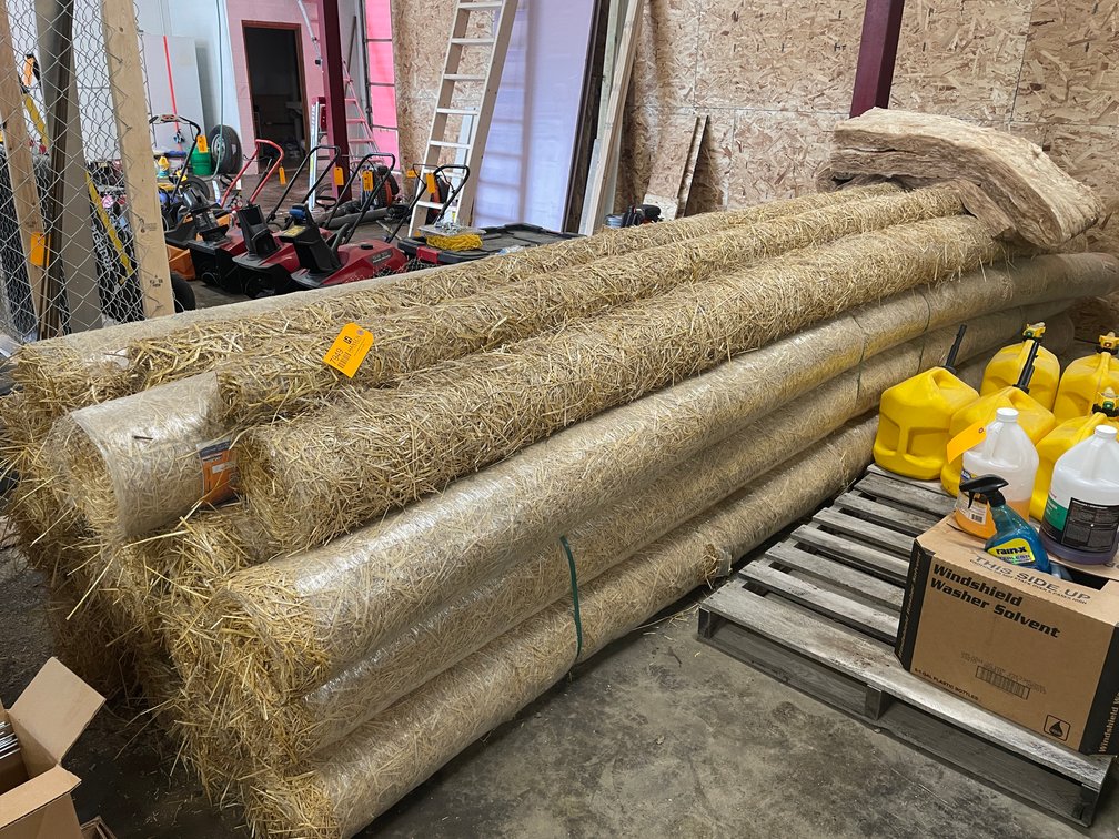 (20) Erosion Tech Double Net Straw Blanket Rolls