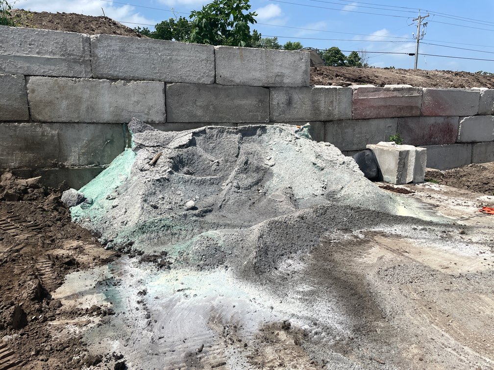 Pile of Treated Bulk Salt