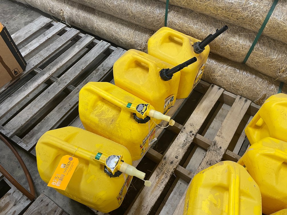 (4) 5 Gallon Diesel Cans